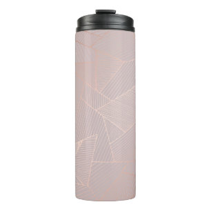 Rose gold decorative background, elegant. thermal tumbler