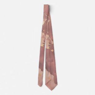 Rose Gold Design Men's Neck Tie
