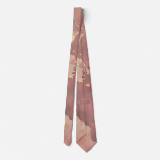 Rose Gold Design Men's Neck Tie