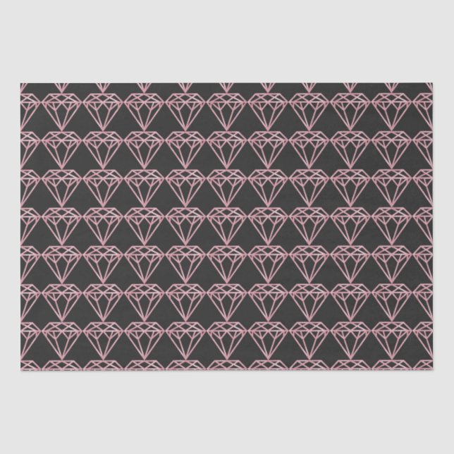 Rose Gold Diamond Tissue Paper (Front)