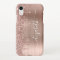 Rose Gold Dripping Glitter Personalised