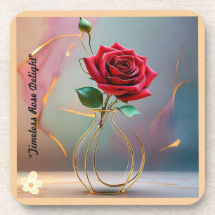 "Rose Gold Elegance" Coaster