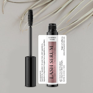 Rose Gold Elegant Lash Serum Mascara Tube Wrapper