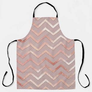 Rose gold: elegant vintage pattern. apron