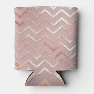 Rose gold: elegant vintage pattern. can cooler
