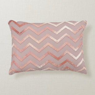 Rose gold: elegant vintage pattern. decorative cushion