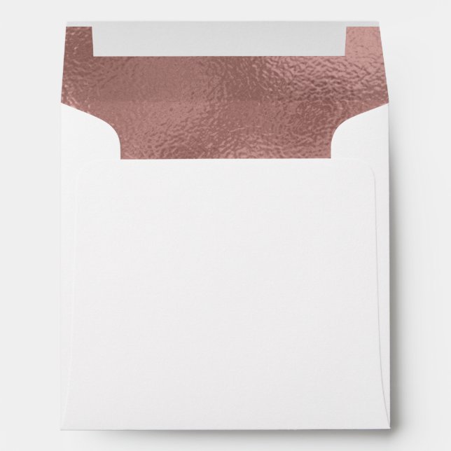 Rose Gold Envelope Rose Gold Shimmer (Back (Bottom))