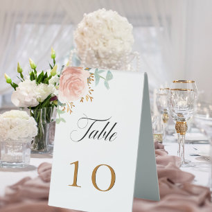 Rose gold eucalyptus greenery floral