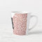 Rose Gold Faux Glitter Marble Monogrammed