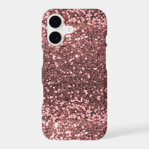Rose Gold Faux Glitter Sparkle Shine Print