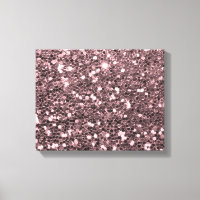 Rose Gold Faux Glitter Sparkles