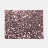 Rose Gold Faux Glitter Sparkles