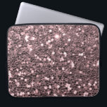 Rose Gold Faux Glitter Sparkles Laptop Sleeve<br><div class="desc">Glamourous large rose gold faux glitter.
PLEASE NOTE:  These are flat printed graphics - no raised parts.</div>