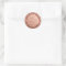 Rose Gold Faux Wax Envelope Seal Monogram Sticker
