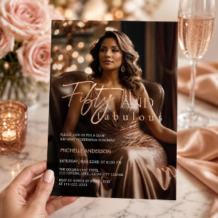 Rose Gold Fifty and Fabulous Photo