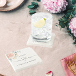 Rose gold flower greenery mr mrs wedding stone coaster<br><div class="desc">A rose gold rose,  flower and greenery.  Personalise and add a name and date. Mr Mrs with a heart.</div>