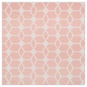 Rose Gold Geometric Fabric