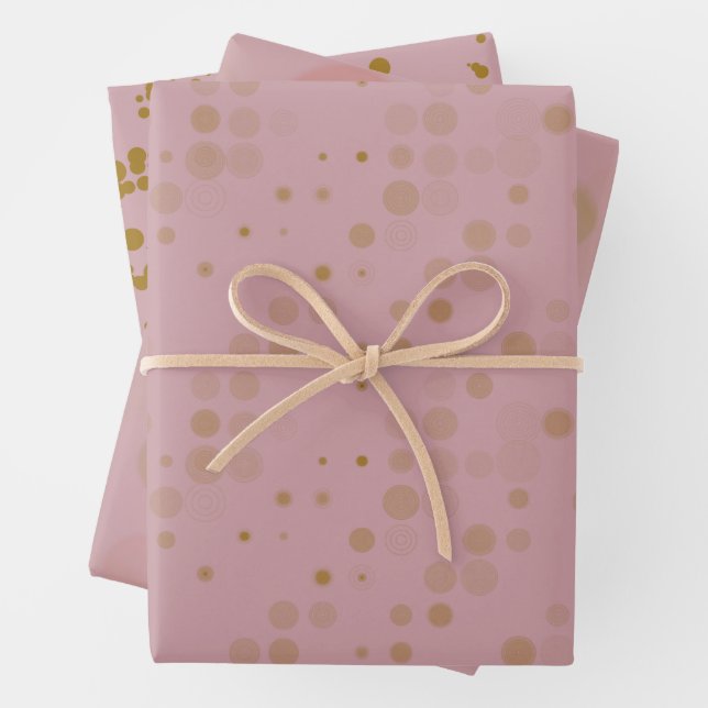 Rose Gold Gift Wrap Pack (In situ)