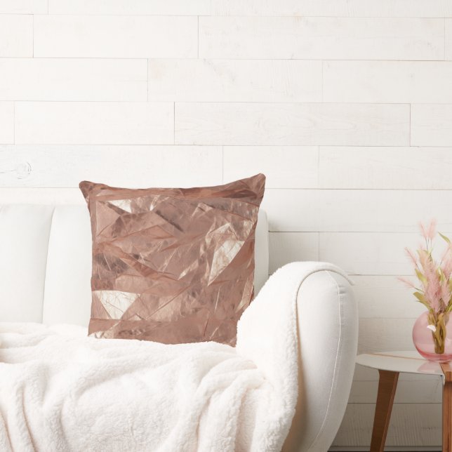 Rose Gold Glam Cushion (Couch)
