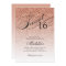 Rose Gold Glam Glitter Sweet 16 Invitation