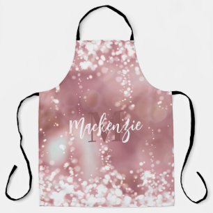 Rose Gold Glitter Apron