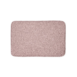 Rose Gold Glitter Bath Mat