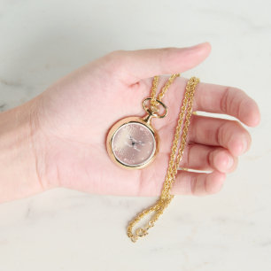 Rose Gold Glitter Custom Your Text Name Watch