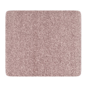 Rose Gold Glitter Cutting Board
