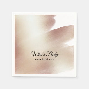 Rose Gold, Glitter Napkin