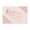 Rose gold glitter script blush pink rsvp wedding 2
