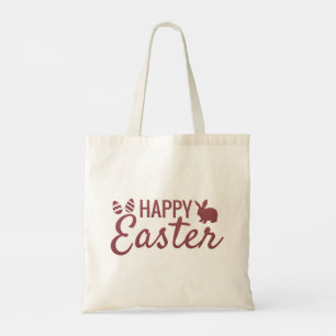 Rose Gold Glitter Text Tote Bag