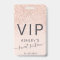 Rose gold glitter typography blush Sweet 16 VIP