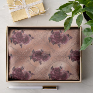 Rose Gold Gothic Halloween Tissue Paper