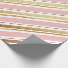 Rose Gold Grey Texture Wrapping Paper