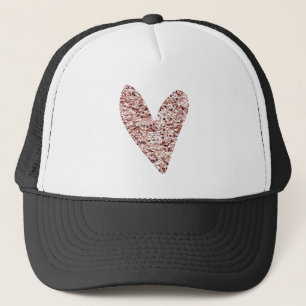 Rose Gold Heart Clipart Cute Heart Designs Trucker Hat