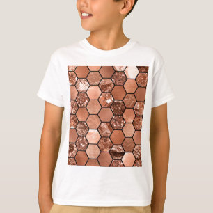 Rose gold hexaglam T-Shirt