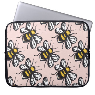 Rose Gold Humble Bumblebee Laptop Case