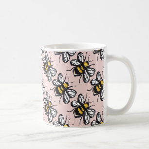 Rose Gold Humble Bumblebee Mug