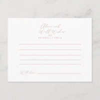 Rose Gold Idyllic Stylish Calligraphy Wedding