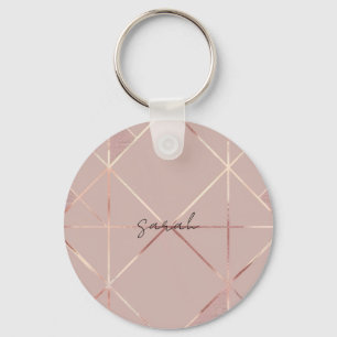 Rose Gold Keychain