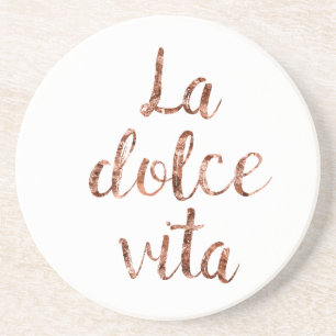 Rose gold La Dolce Vita Coaster
