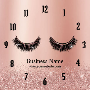 Eyelash Extensions Wall Clocks Zazzle Com Au Eyelash Extensions Wall Clocks Zazzle Com Au