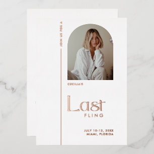 Rose Gold "Last Fling" Bachelorette Photo