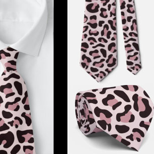 Rose Gold Leopard Print Groomsmen Punkk Weddings Tie
