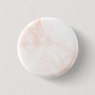 Rose Gold light pink marble texture 3 Cm Round Badge