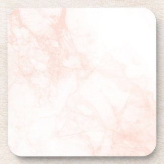 Rose Gold light pink marble texture Coaster