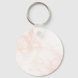 Rose Gold light pink marble texture Key Ring