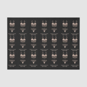 Rose Gold Lingerie Boutique Logo Tissue Paper