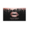 Rose Gold Lips Trendy Dripping Black Beauty Salon