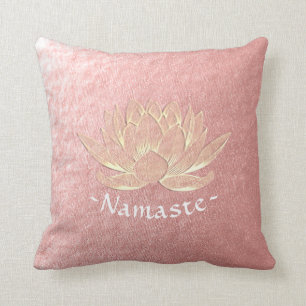 Rose Gold Lotus Yoga Studio Meditation Instructor Cushion